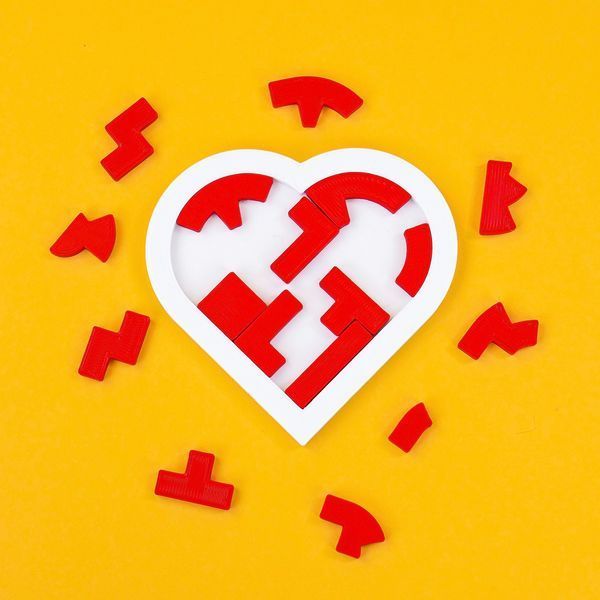 СЕРДЕЧКО - Головоломка 3DLOVE фото